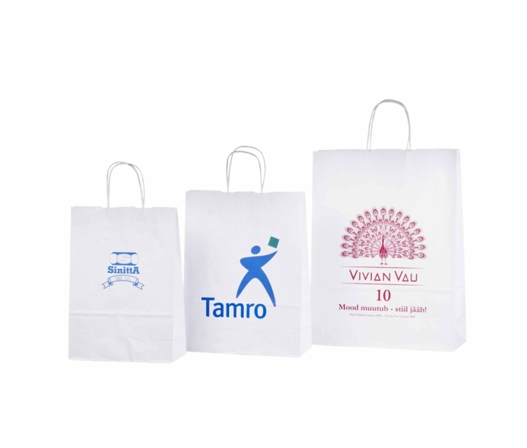 Tumehallid ümbertöödeldud puuvillast kotid