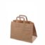 Ruskeat take away -paperikassit, koko 35x17x24,5 cm,
