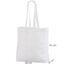Hvid mulepose i bomuld med bred bund_38x10x42 cm