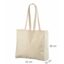 Naturhvitt handlenett med bred bunn_42x10x38 cm